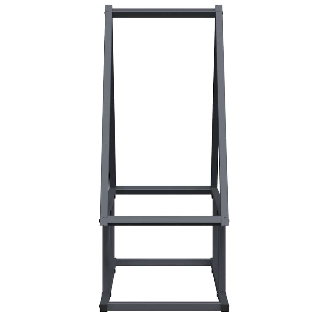 Firewood rack, anthracite, 50x25x60cm, cold-rolled steel