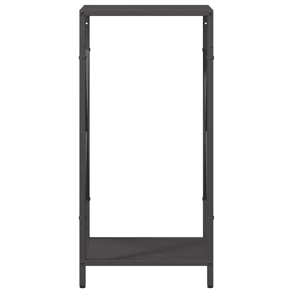 Malkų lentyna Juoda 34x25x70 cm Šaltai valcuotas plienas