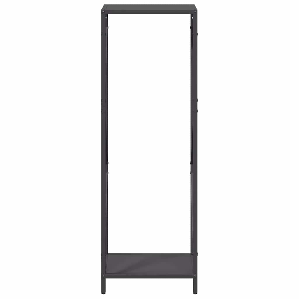 Malkų lentyna Juoda 34x25x100 cm Šaltai valcuotas plienas