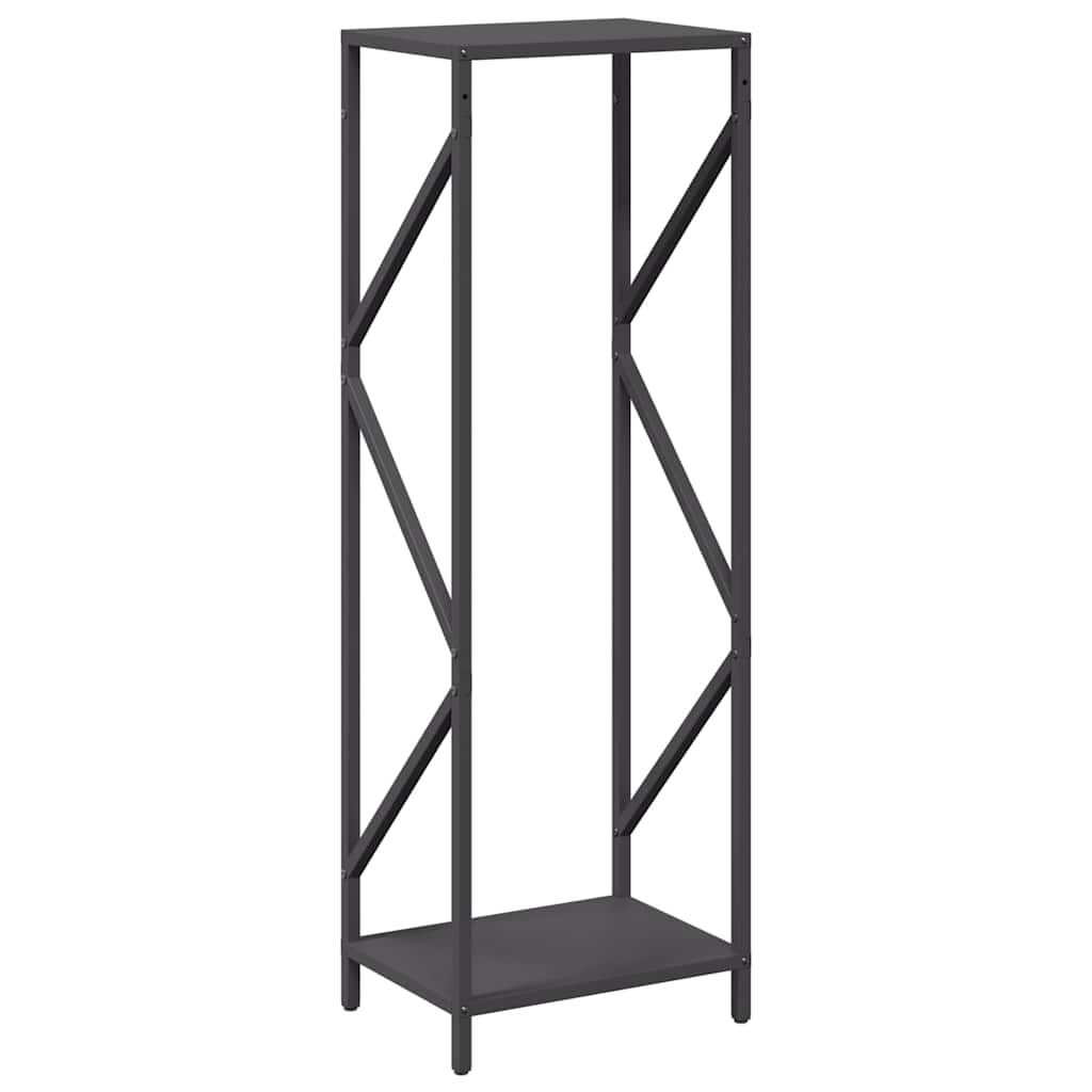Malkų lentyna Juoda 34x25x100 cm Šaltai valcuotas plienas