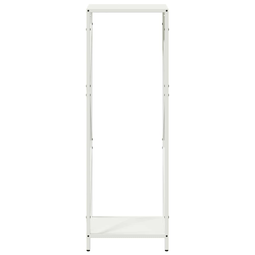 Malku plaukts Balts 34x25x100 cm Auksti velmēts tērauds