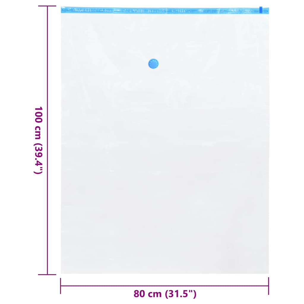 Vakuuminiai laikymo maišai su saugykla 50 pcs 100 x 80 cm