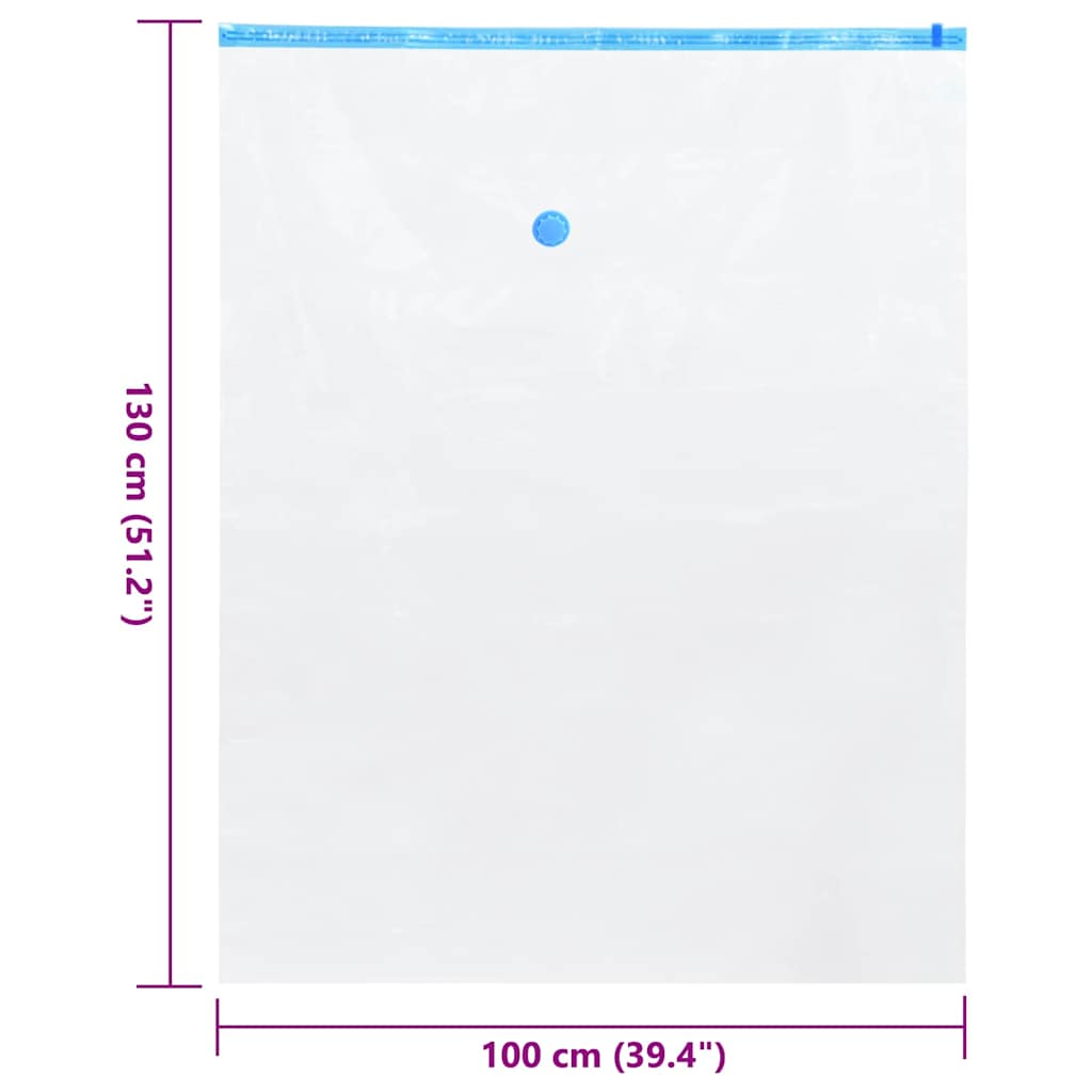 Vakuuminiai laikymo maišai su saugykla 20 pcs 130 x 100 cm