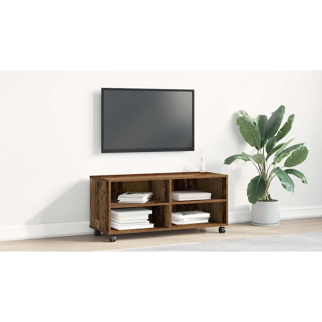 Televizoriaus spintelė Ruda 90 x 35 x 35 cm Apdirbta mediena