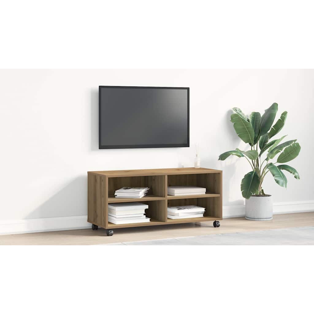 Televizoriaus spintelė Ruda 90 x 35 x 35 cm Apdirbta mediena