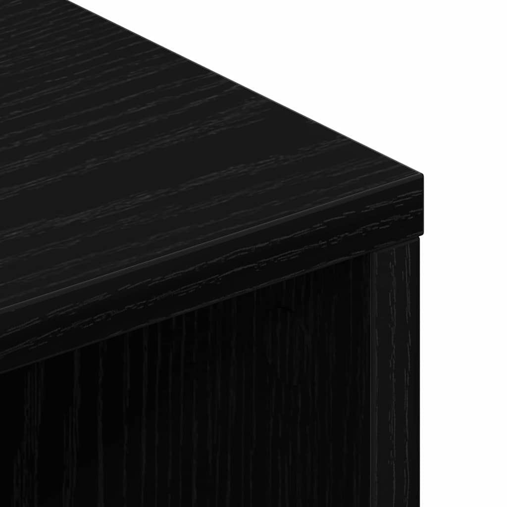 Televizoriaus spintelė Juoda 90 x 35 x 35 cm Apdirbta mediena