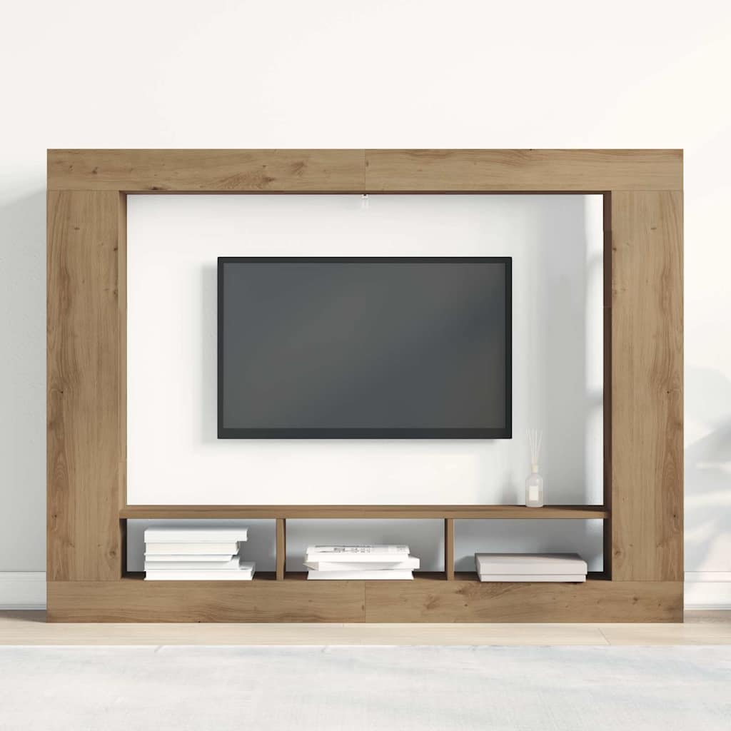 TV skapītis, ozols artisan, 152 x 22 x 113 cm