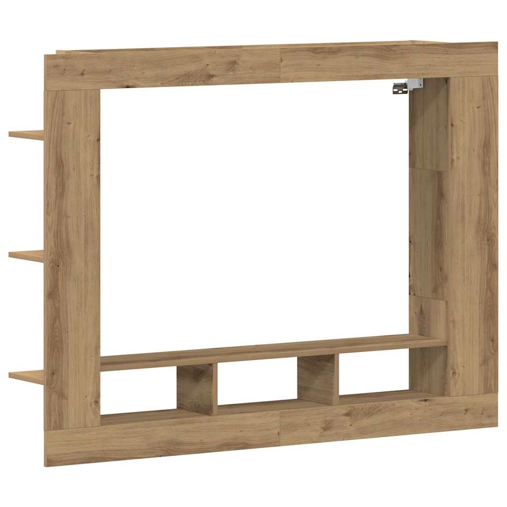 TV skapītis, ozols artisan, 152 x 22 x 113 cm