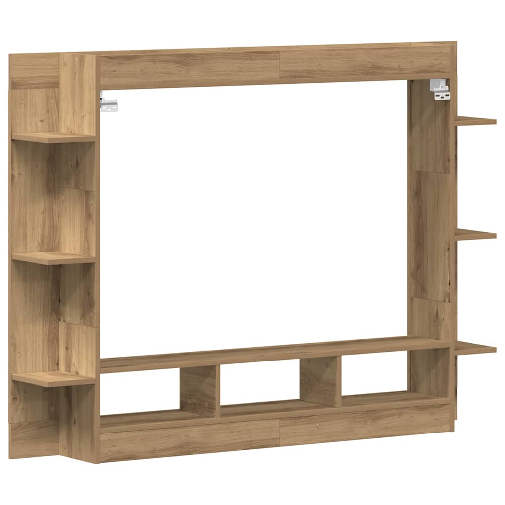 TV skapītis, ozols artisan, 152 x 22 x 113 cm
