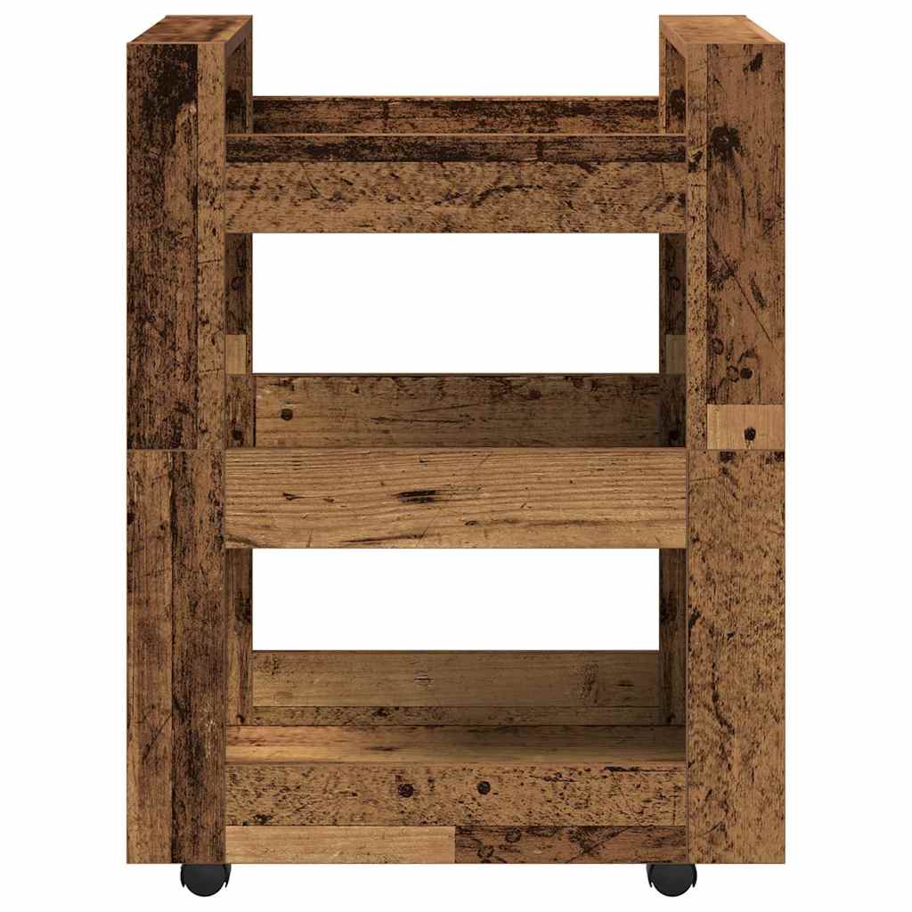 Kitchen Trolley Old Wood 60 x 45 x 80 cm