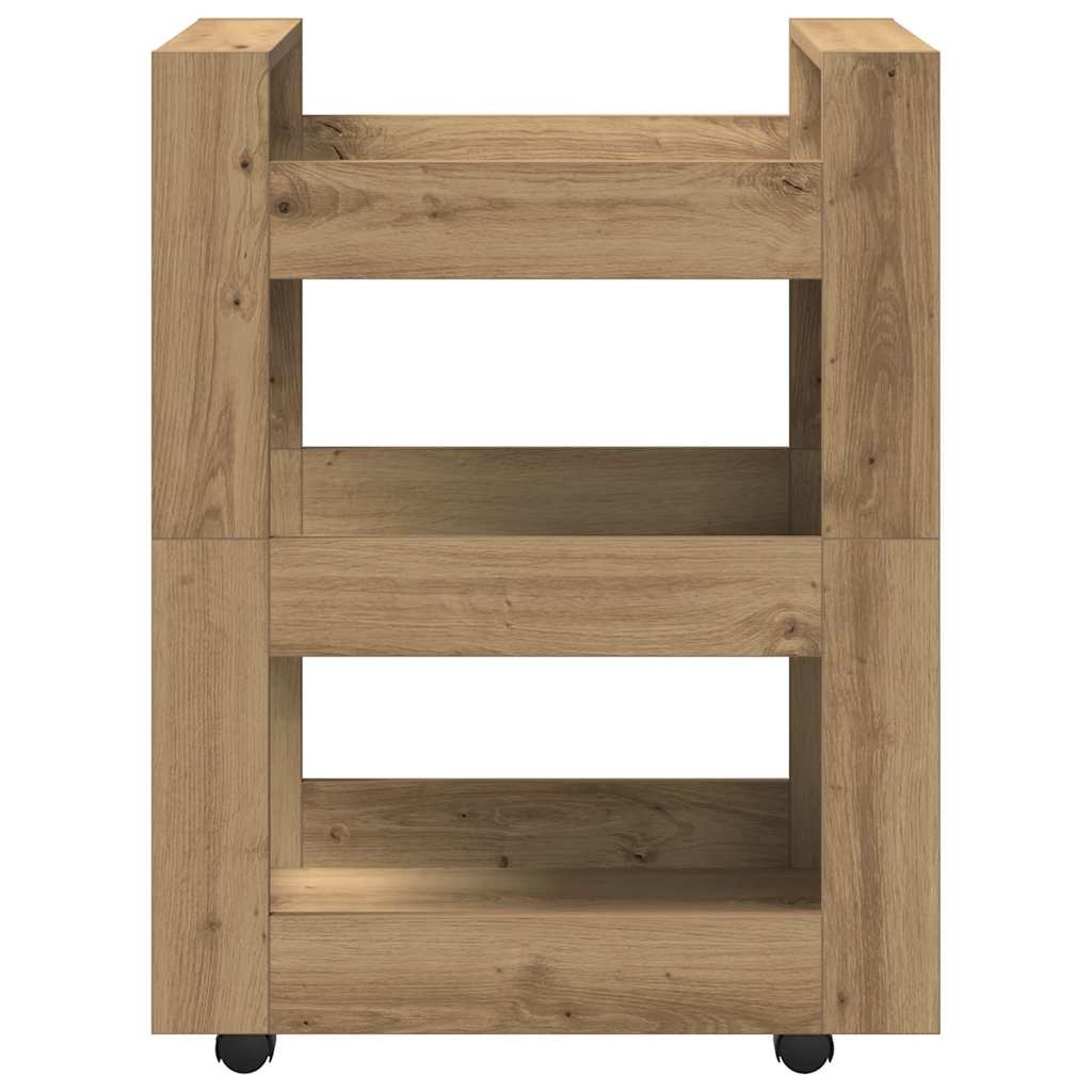 Kitchen trolley Craftsmen oak 60 x 45 x 80 cm