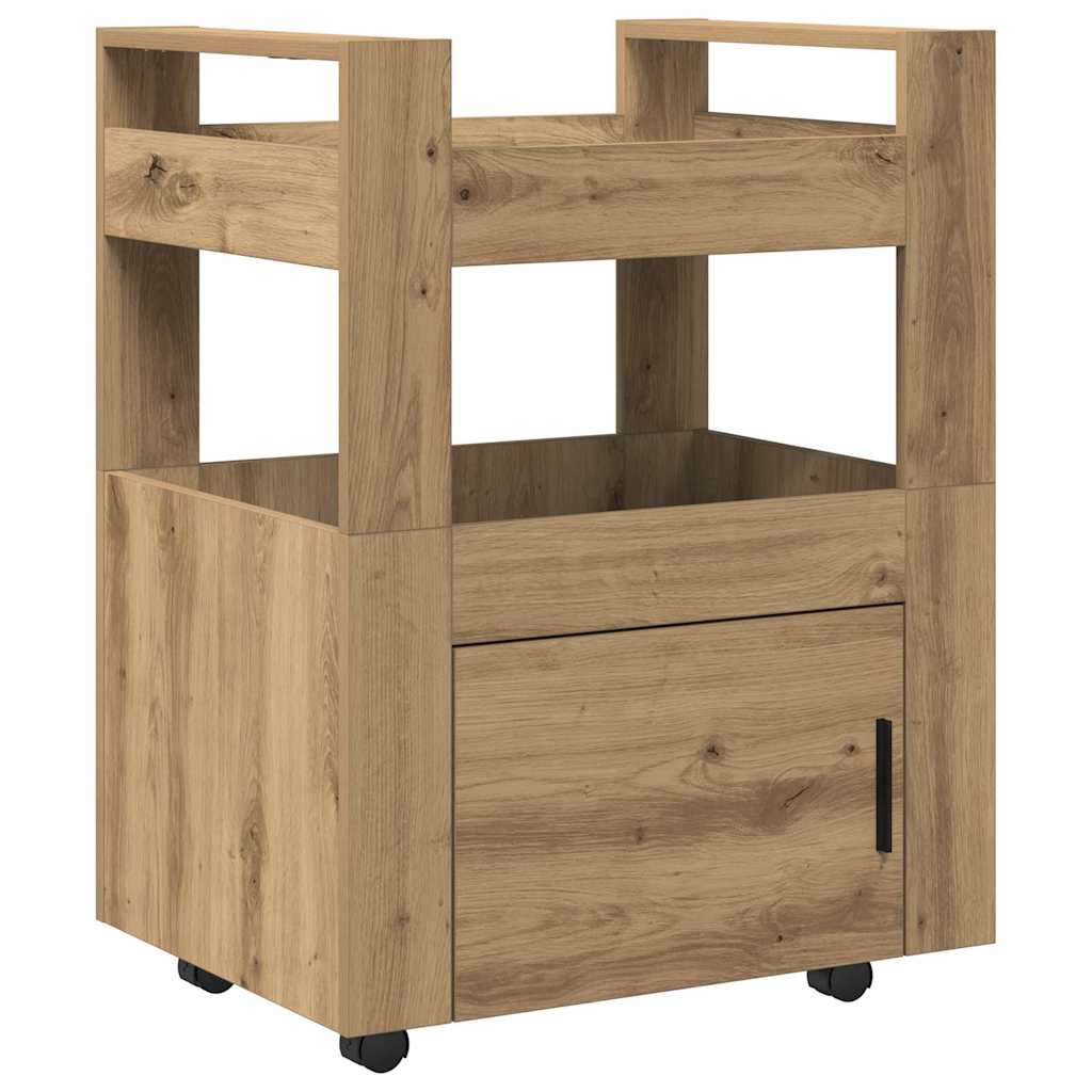 Kitchen trolley artisan oak 60 x 45 x 80 cm