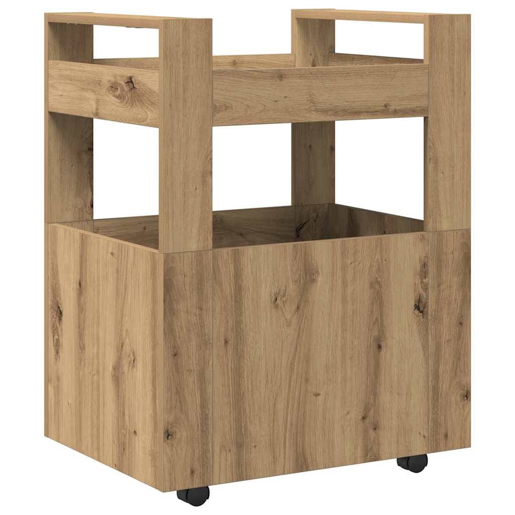 Kitchen trolley artisan oak 60 x 45 x 80 cm