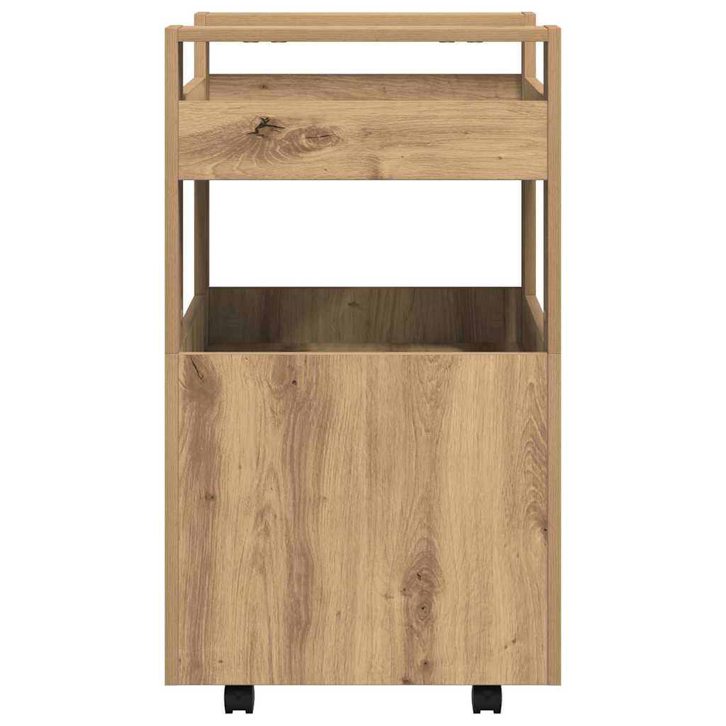 Kitchen trolley artisan oak 60 x 45 x 80 cm