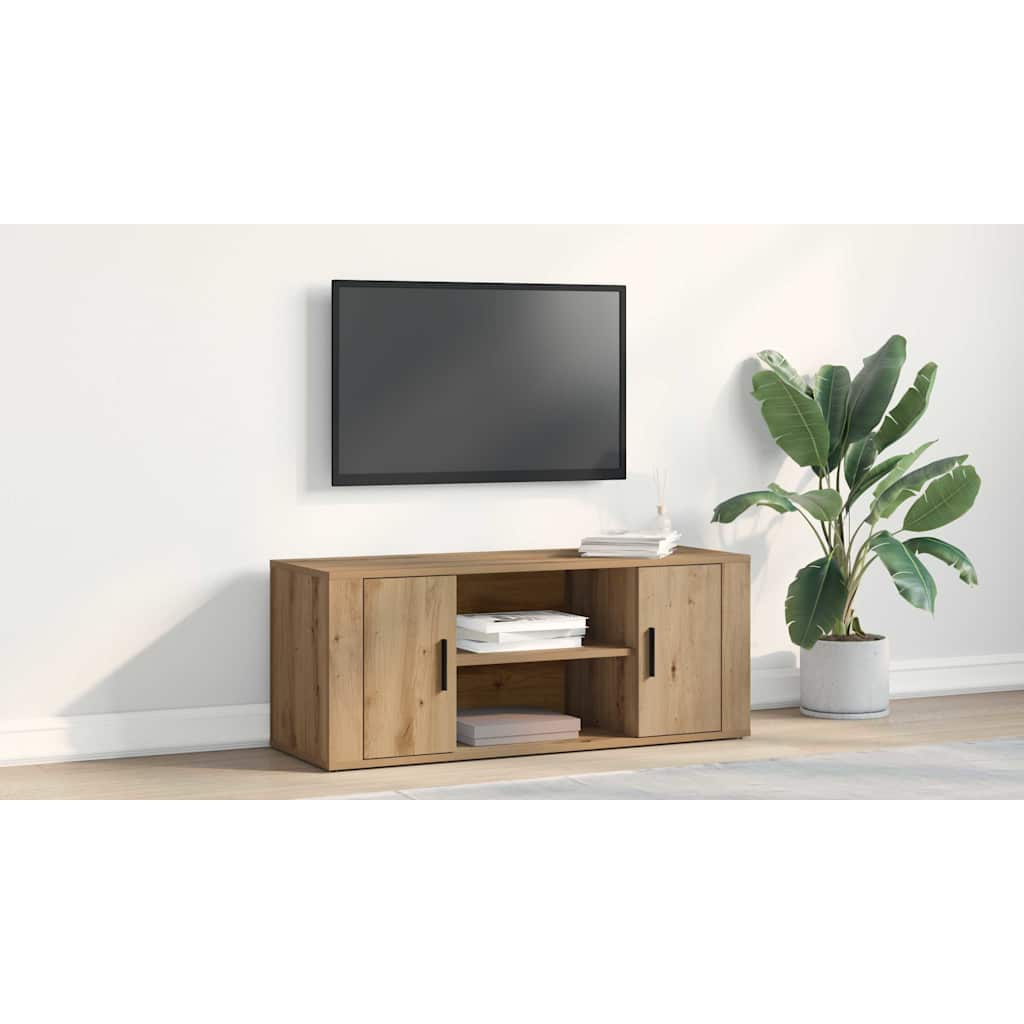 TV spintelė artisano ąžuolo 100 x 35 x 40 cm Apdirbta mediena