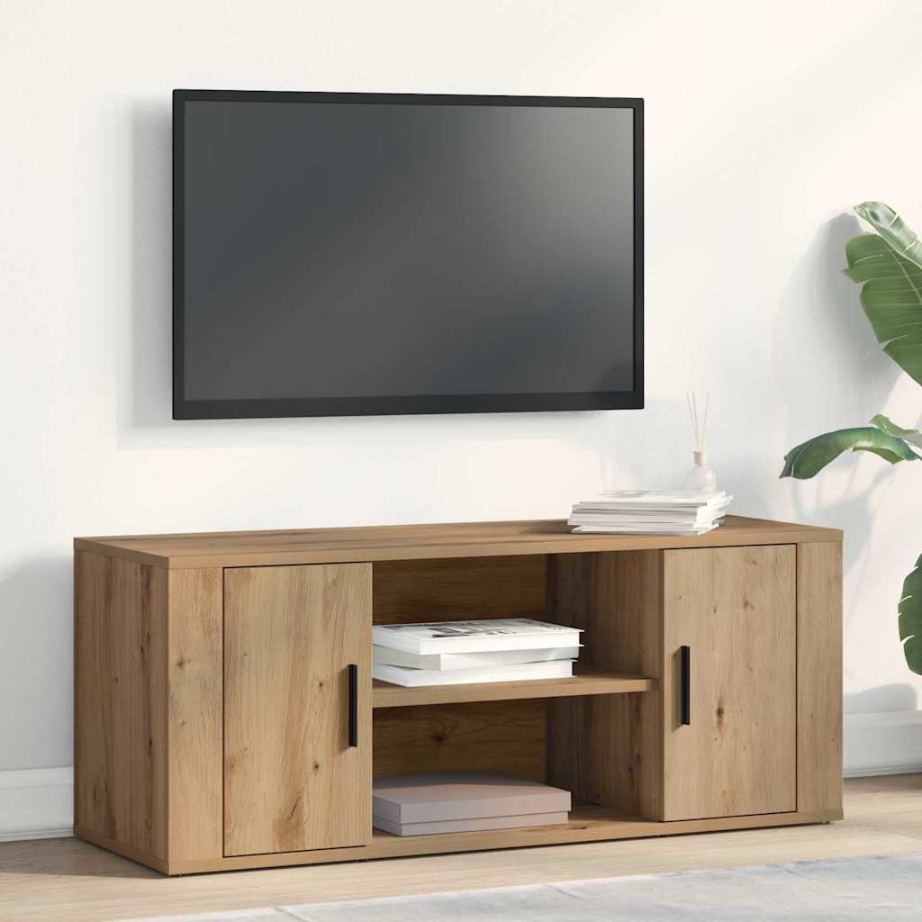 TV spintelė artisano ąžuolo 100 x 35 x 40 cm Apdirbta mediena