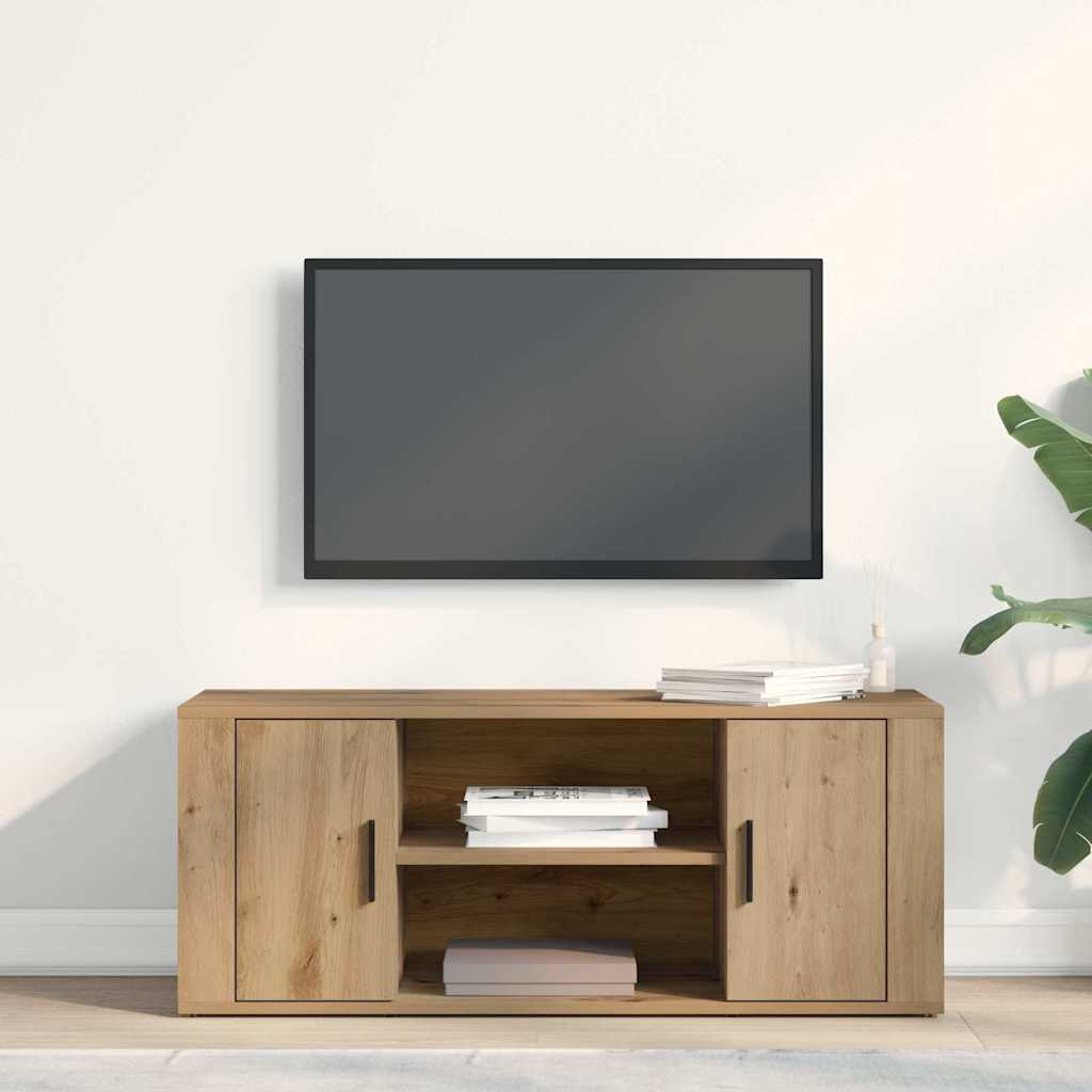 TV spintelė artisano ąžuolo 100 x 35 x 40 cm Apdirbta mediena