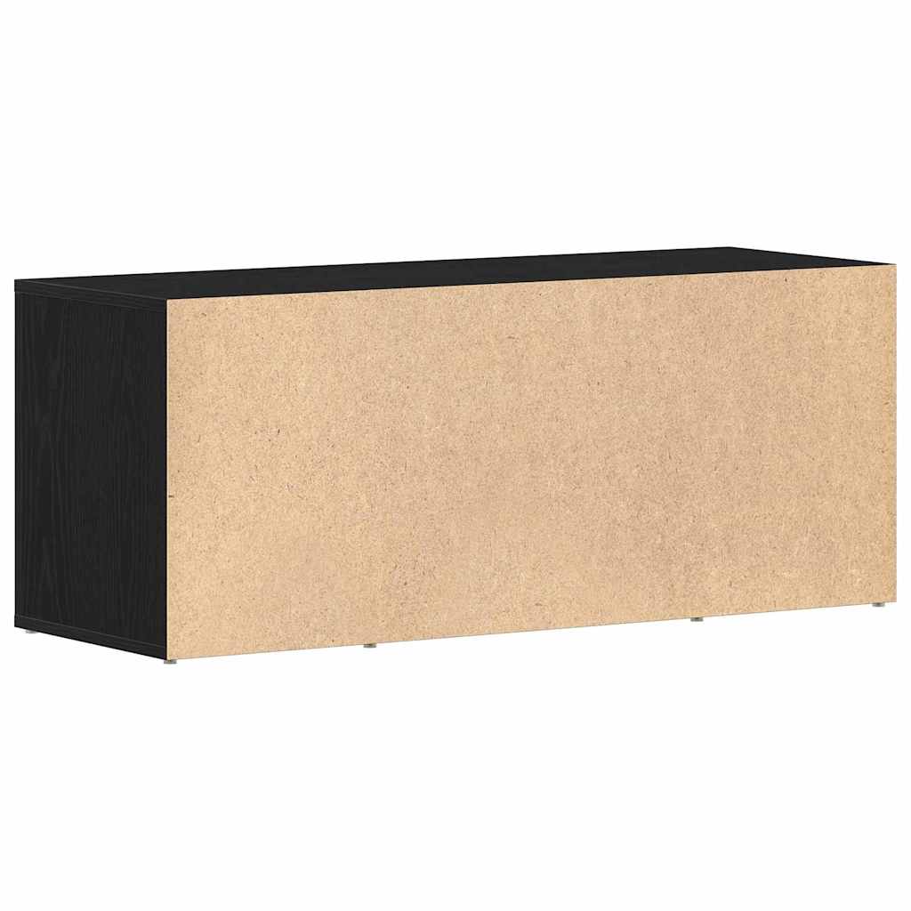 Televizoriaus spintelė 100 x 35 x 40 cm juoda ąžuolo