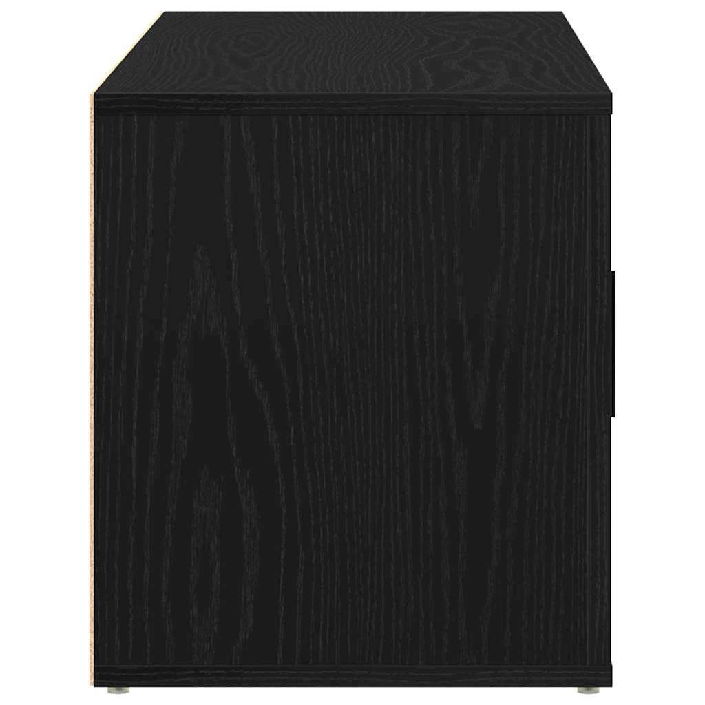 Televizoriaus spintelė 100 x 35 x 40 cm juoda ąžuolo