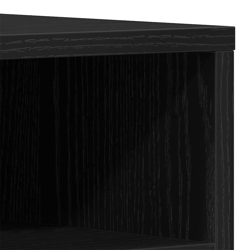TV Cabinet Black Oak 150 x 30 x 44.5 cm