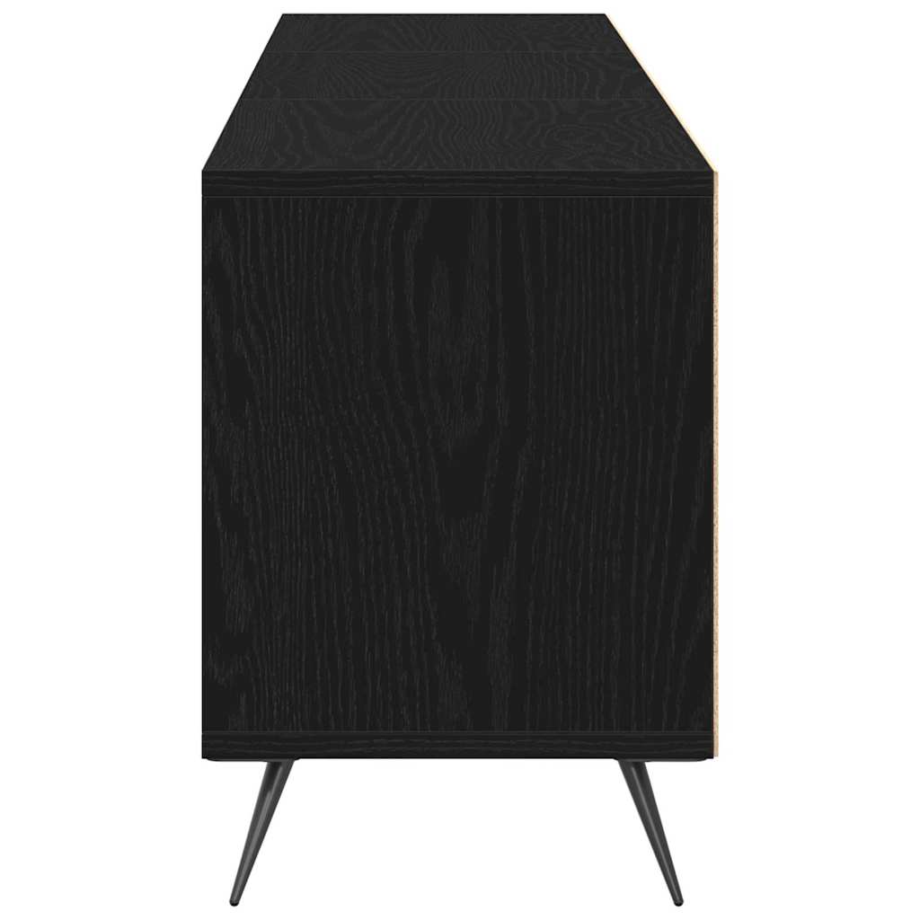 TV Cabinet Black Oak 150 x 30 x 44.5 cm