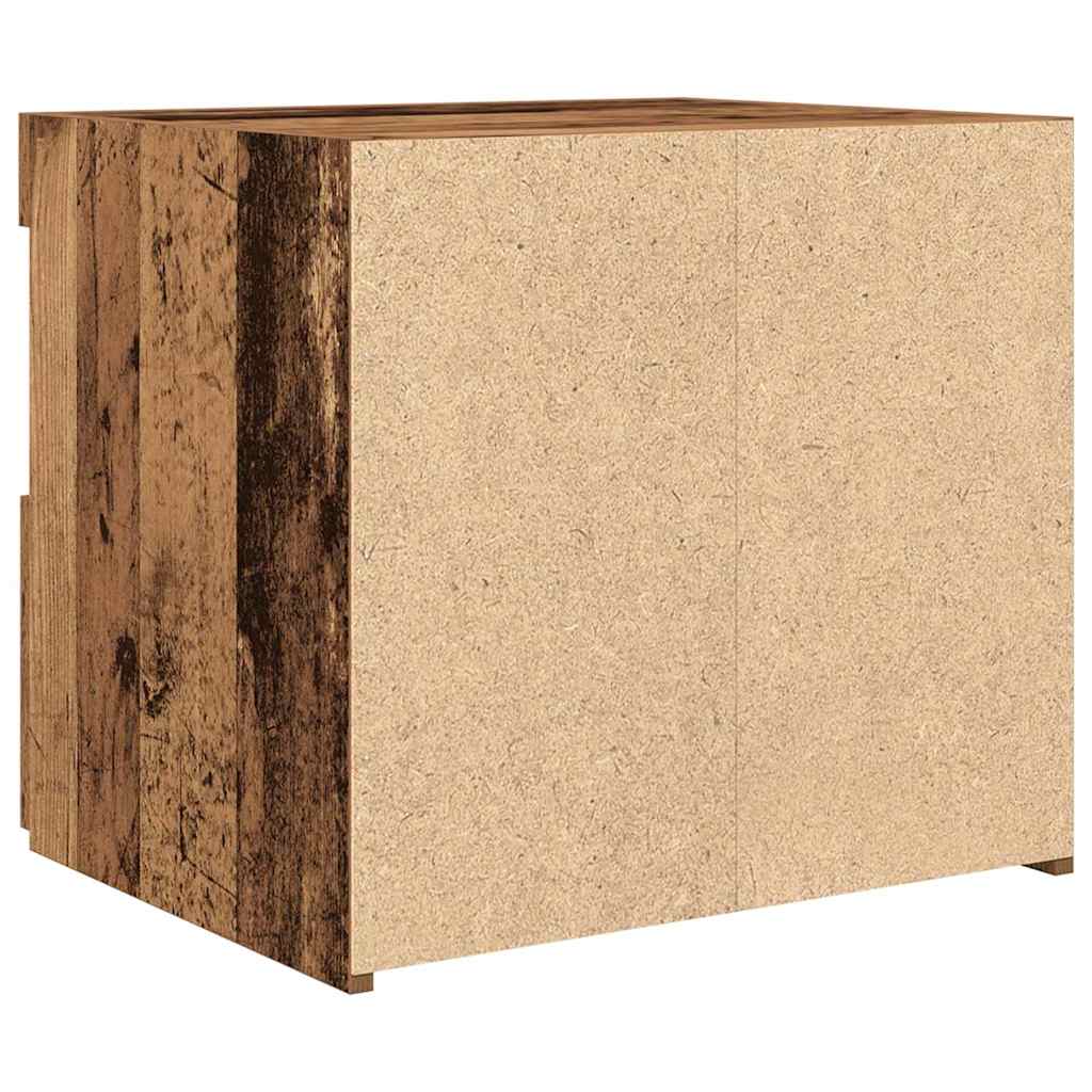 Šalia lovos spintelė 2 pcs Senas medis 50 x 40 x 45 cm