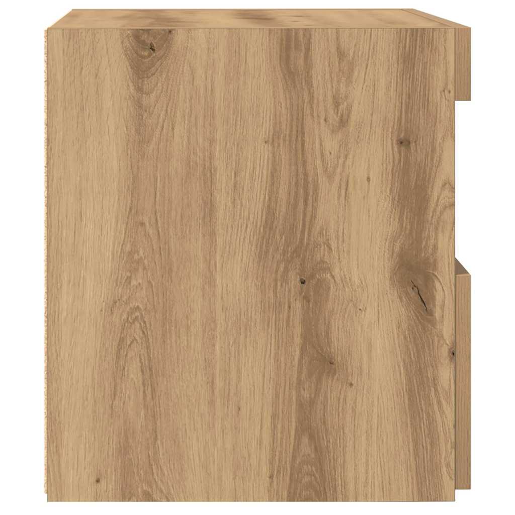 Šalia lovos spintelė 2 pcs Amatininkų ąžuolas 50 x 40 x 45 cm