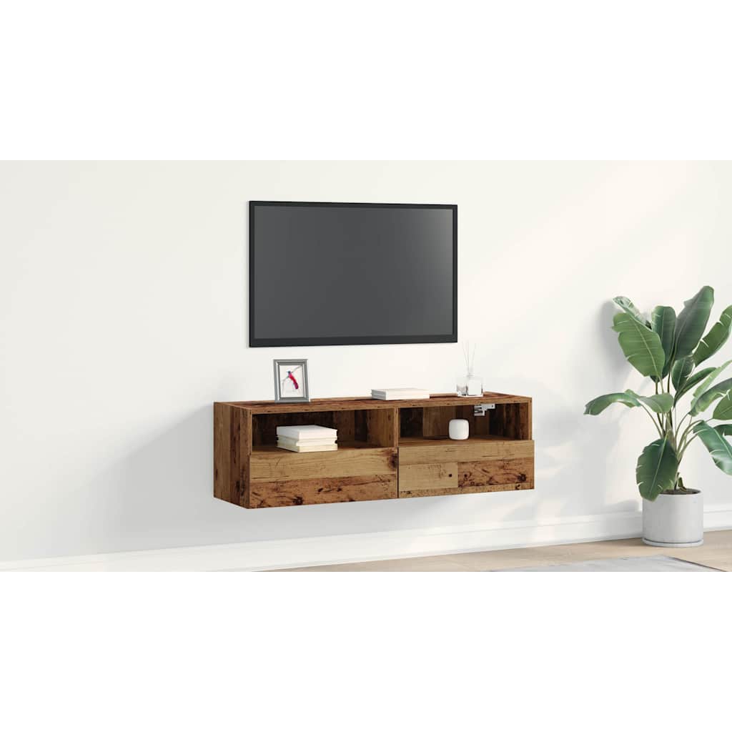TV sieninė spintelė Sena mediena 100 x 30 x 30 cm