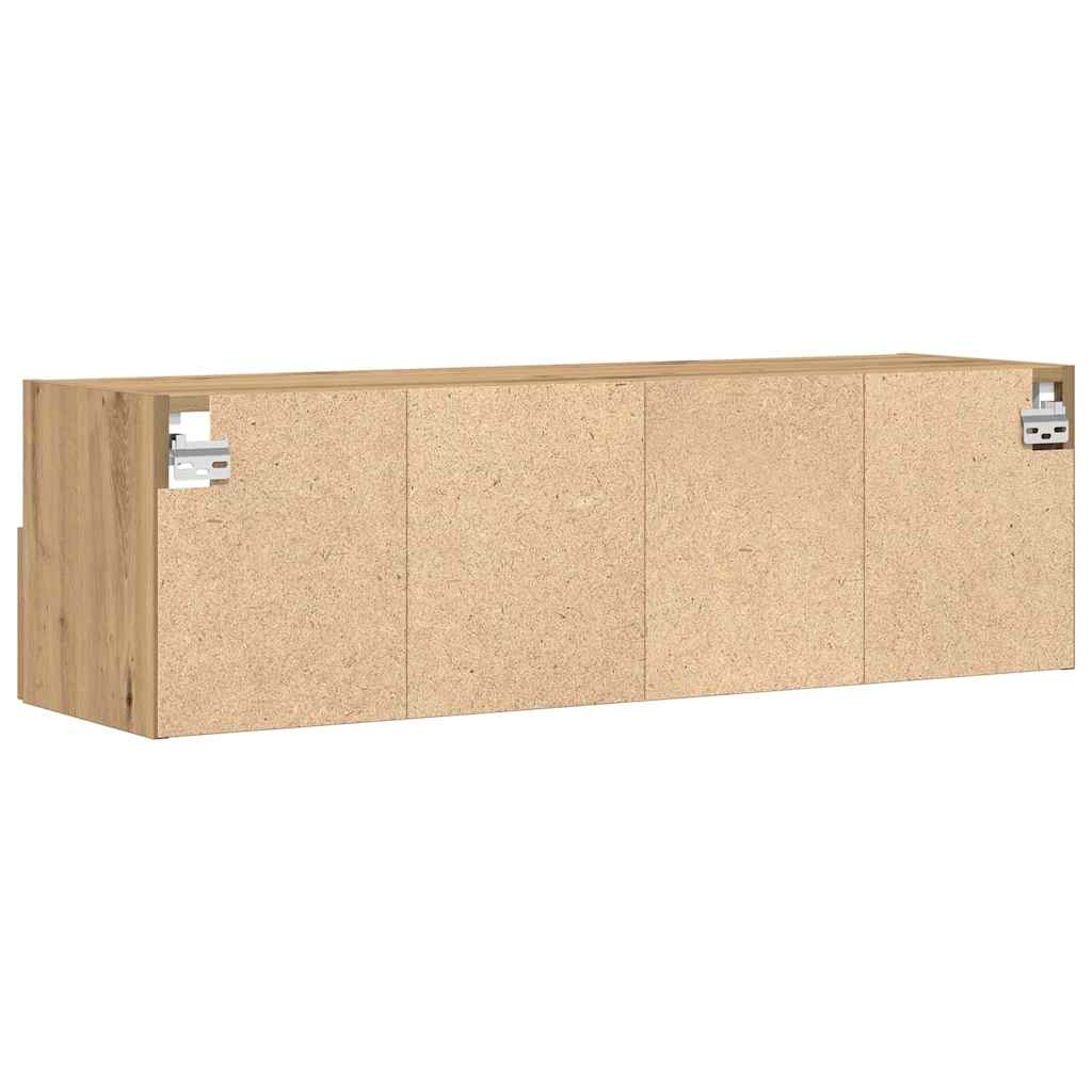 TV sieninė spintelė artisano ąžuolo 100 x 30 x 30 cm
