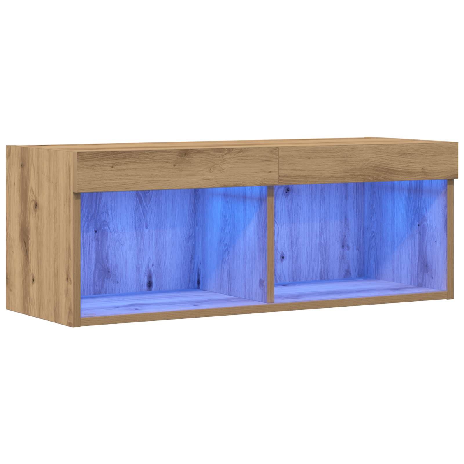 TV spintelių komplektas artisano ąžuolo 80 x 30 x 30 cm
