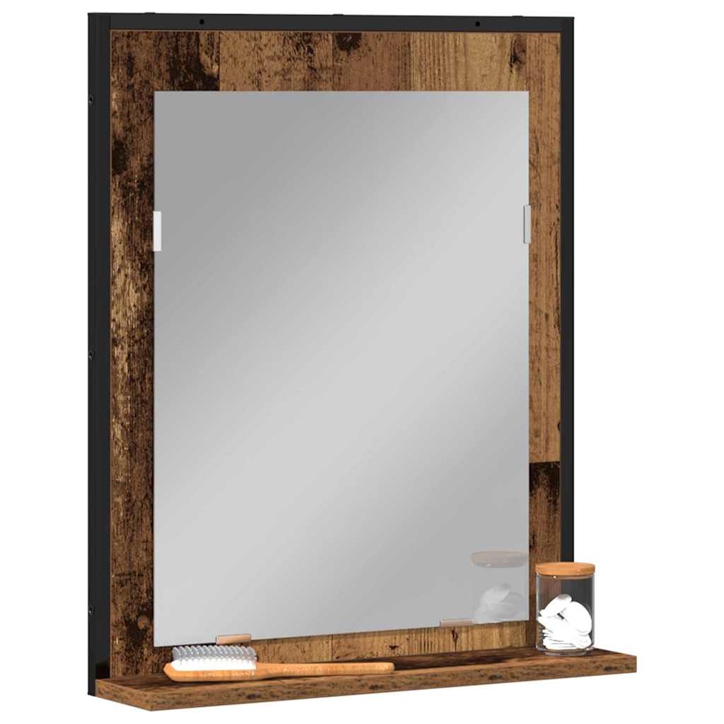 Vannas istabas spogulis Sena koksne 50 x 12 x 60 cm Apstrādāta koksne