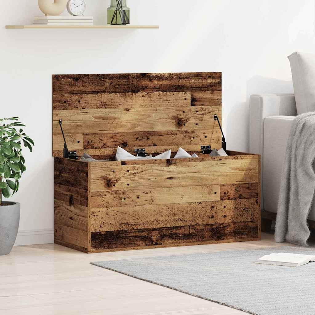 Saugojimo dėžė Sena mediena 100 x 42 x 46 cm Apdirbta mediena