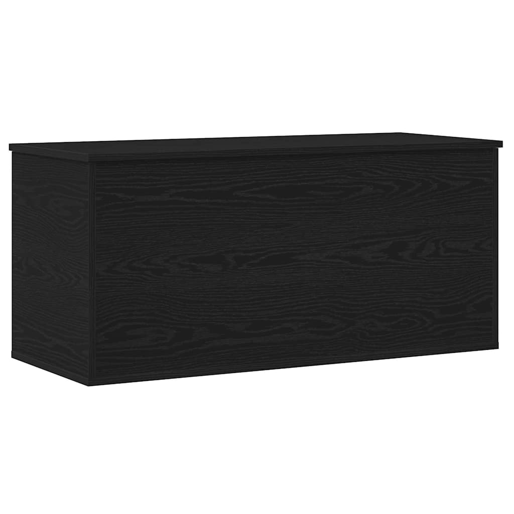 Saugojimo dėžė juoda ąžuolo 100 x 42 x 46 cm Apdirbta mediena