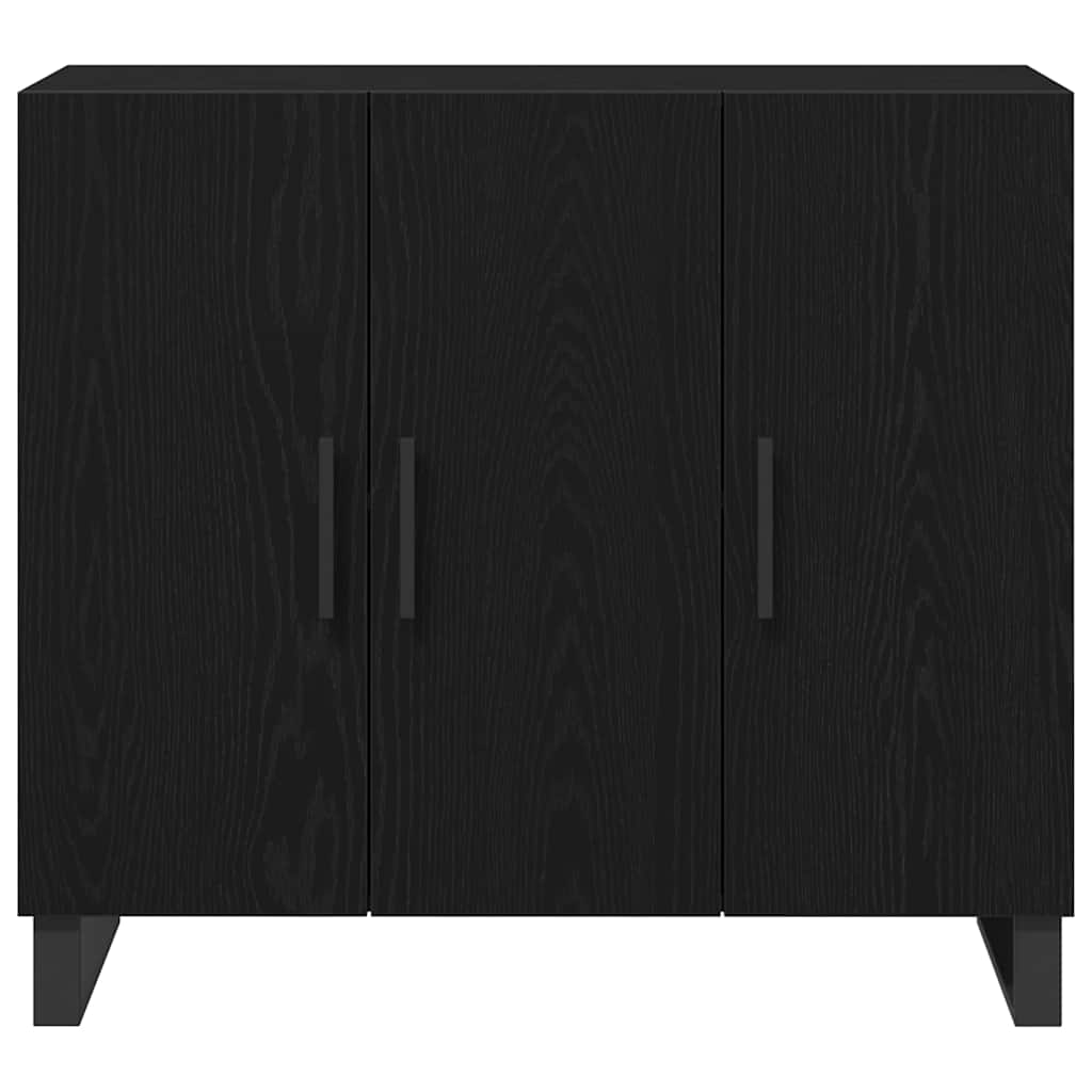 Kabalas melns ozols 90 x 34 x 80 cm Pārstrādāta koksne