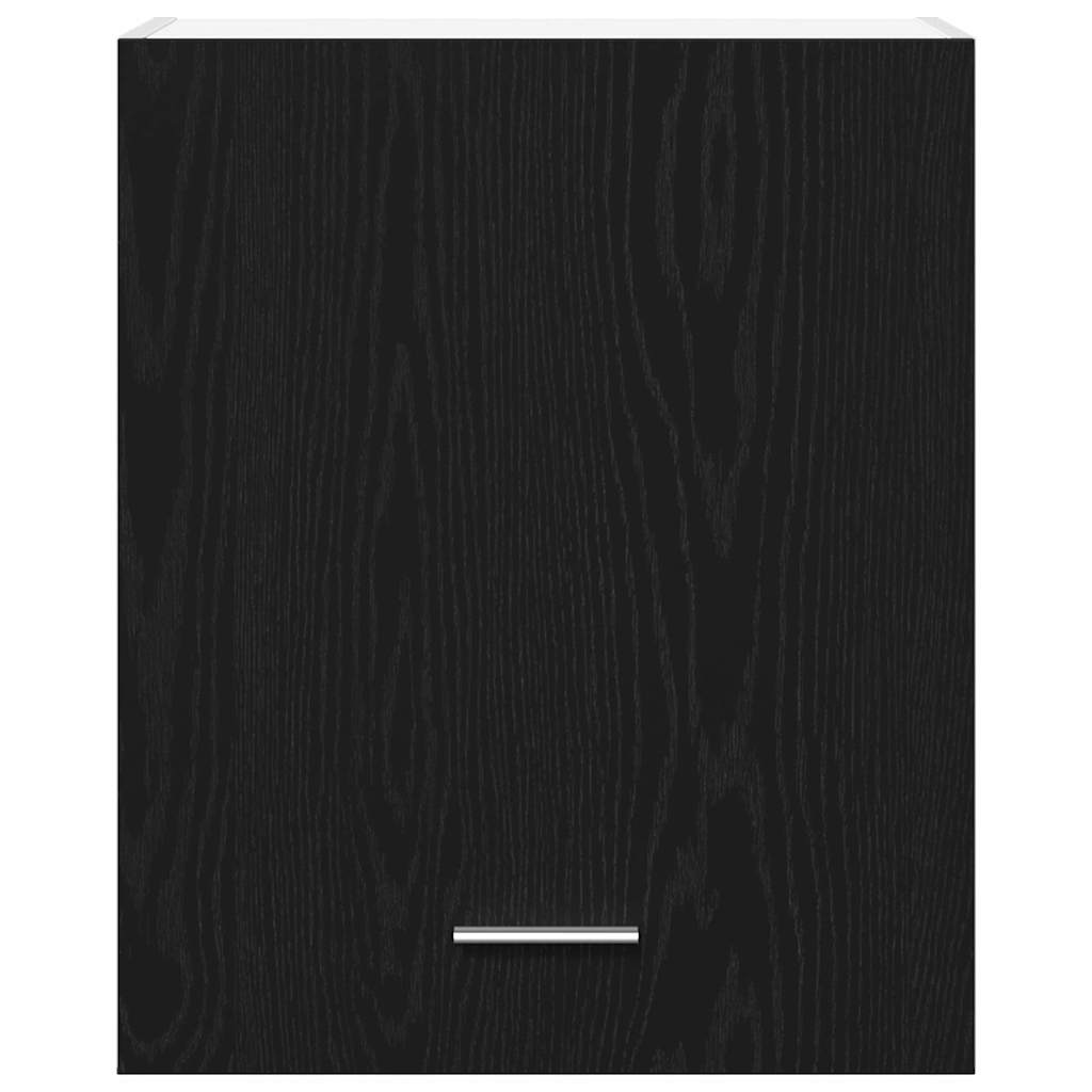 Juoda ąžuolo kabineto 50x31x60 cm pagamintas iš inžinerinės medienos