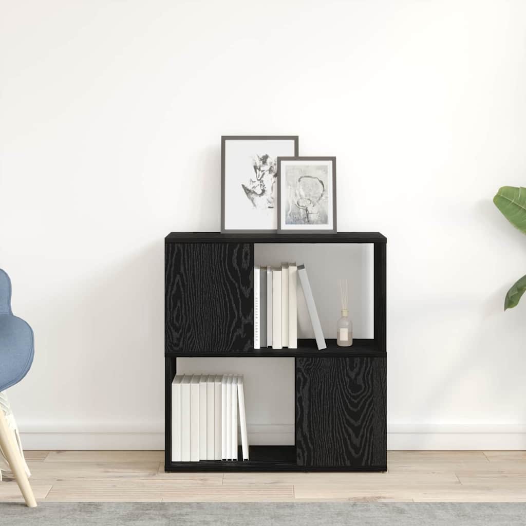 TV spintelių komplektas 60 x 24 x 63 cm Juoda Apdirbta mediena