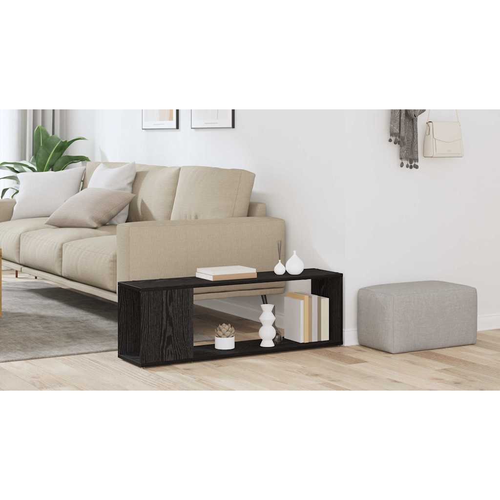 TV spintelių komplektas Juoda 100 x 24 x 63 cm Apdirbta mediena