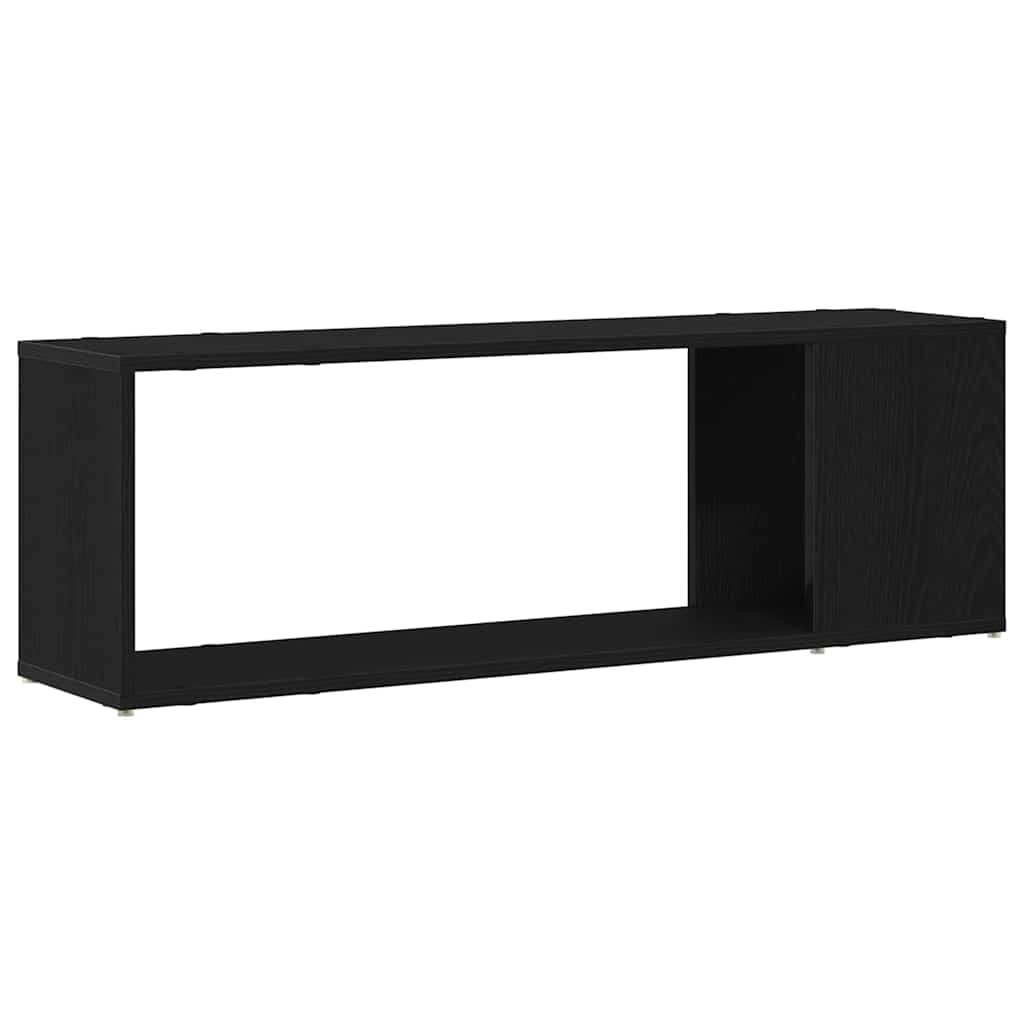 TV spintelių komplektas Juoda 100 x 24 x 63 cm Apdirbta mediena