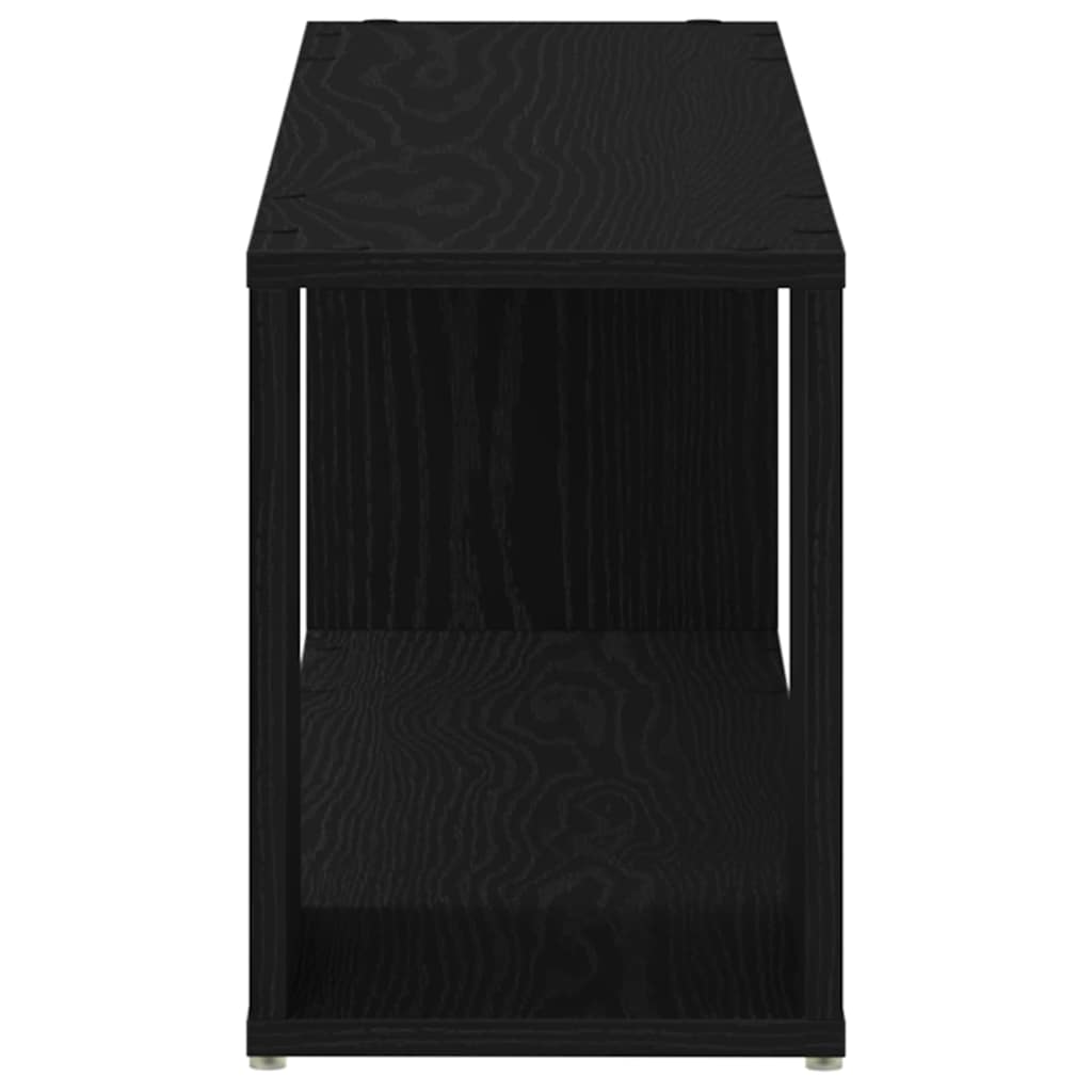 TV spintelių komplektas Juoda 100 x 24 x 63 cm Apdirbta mediena