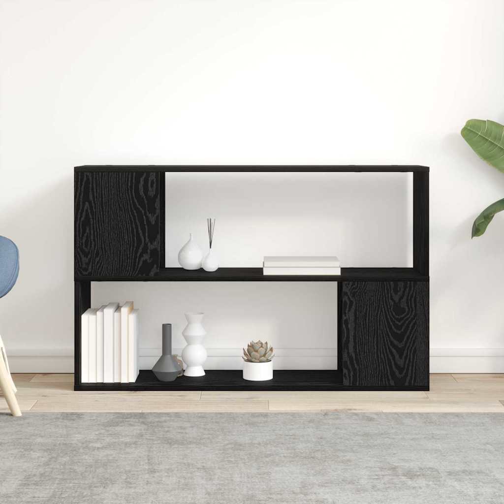 TV spintelių komplektas Juoda 100 x 24 x 63 cm Apdirbta mediena