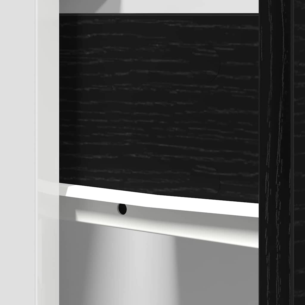 Drawer bottom cabinet black oak 40 x 46 x 81.5 cm