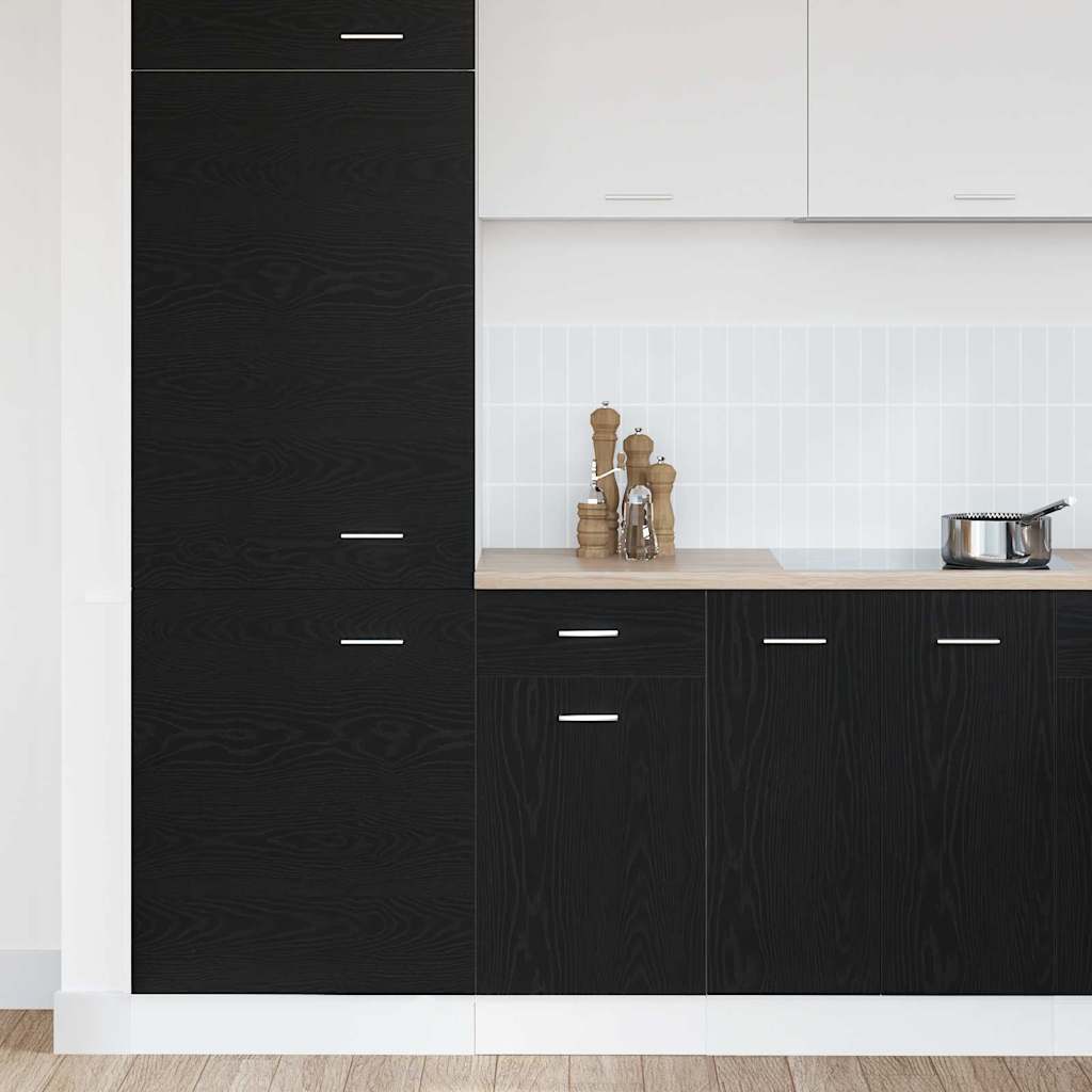 Drawer bottom cabinet black oak 40 x 46 x 81.5 cm