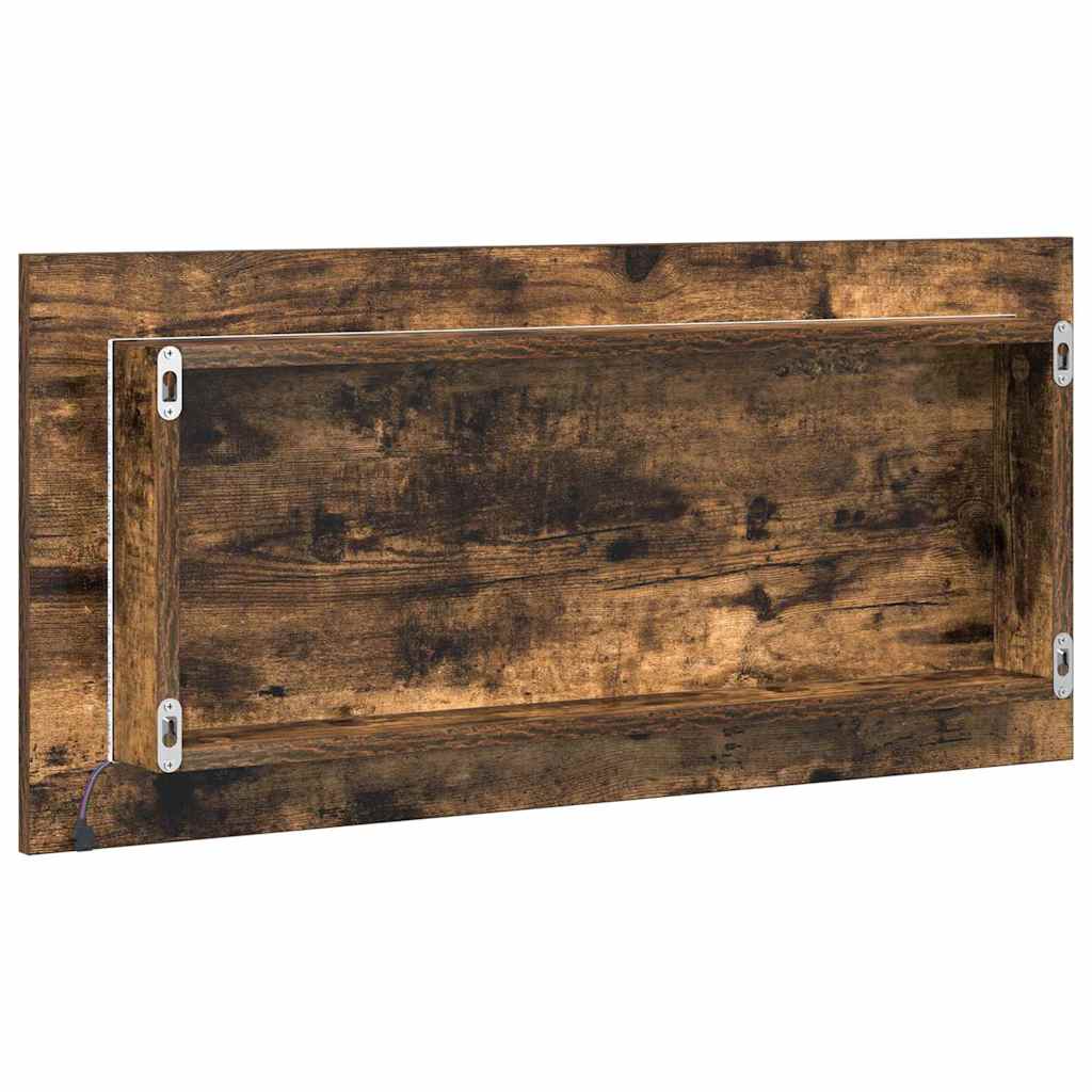 Vannas istabas spogulis Brūns 80 x 8.5 x 37 cm Apstrādāta koksne