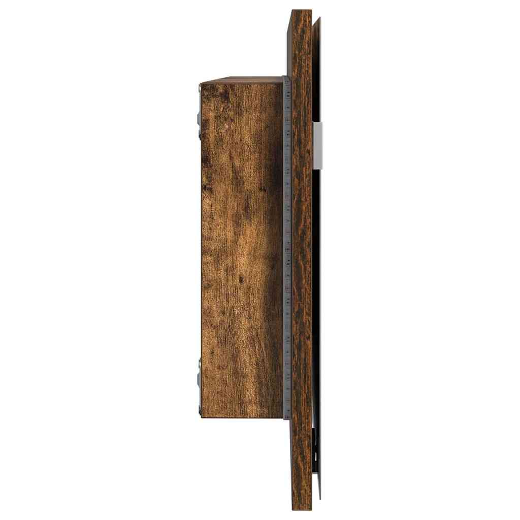 Vannas istabas spogulis Brūns 80 x 8.5 x 37 cm Apstrādāta koksne