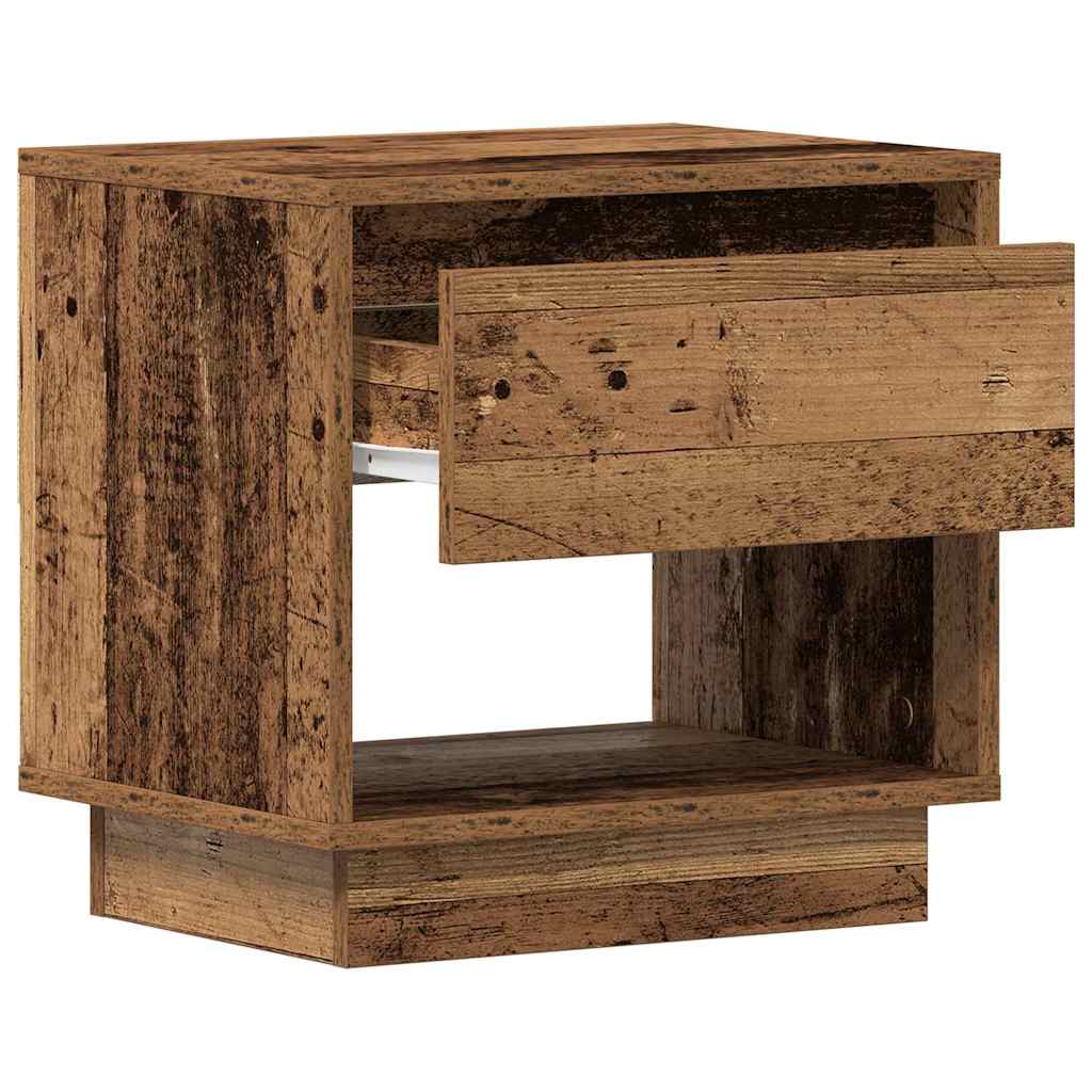 Naktsskapītis Vecs koks 45 x 34 x 44 cm Apstrādāta koksne