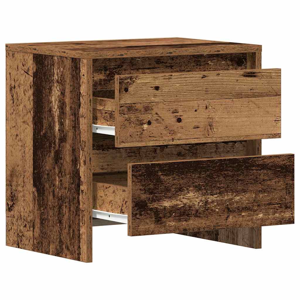 Bedside cabinet 2 pcs Old wood 45 x 34 x 44.5 cm