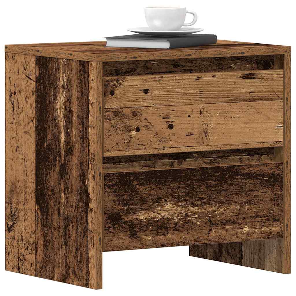 Bedside cabinet 2 pcs Old wood 45 x 34 x 44.5 cm