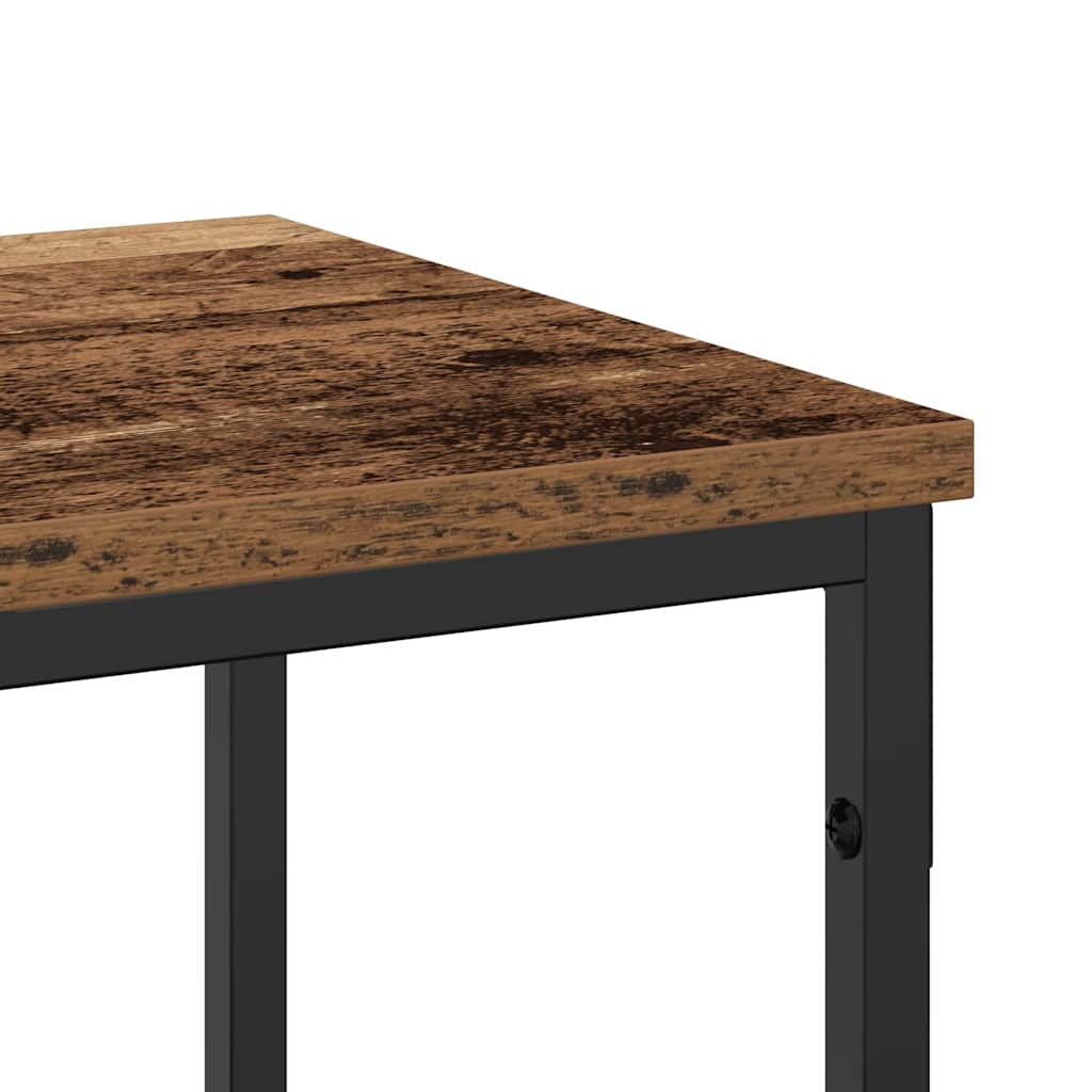 Konsoles galds ar plauktu Antīks koks 200 x 30 x 75 cm