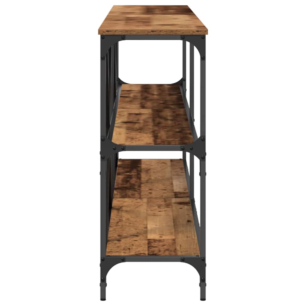 Konsoles galds ar plauktu Antīks koks 200 x 30 x 75 cm