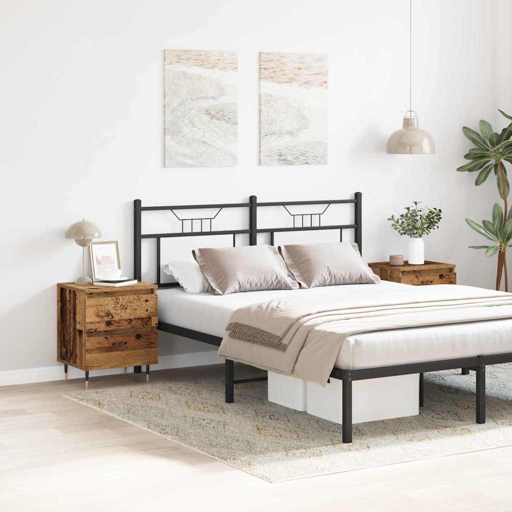 Bedside table 2 pcs Solid wood 40 x 35 x 50 cm